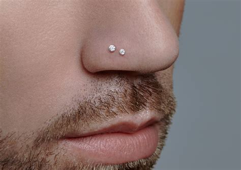 mens nose studs
